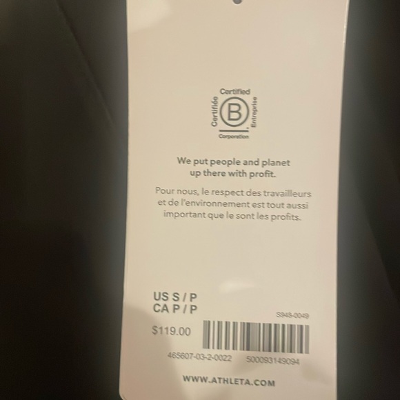 NWT Athleta Salutation Stash Flare Pant Small Petite Black - Picture 9 of 9